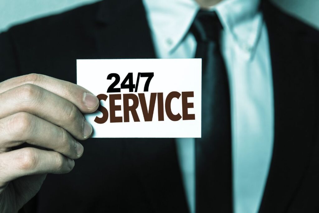 247 service website webdesign